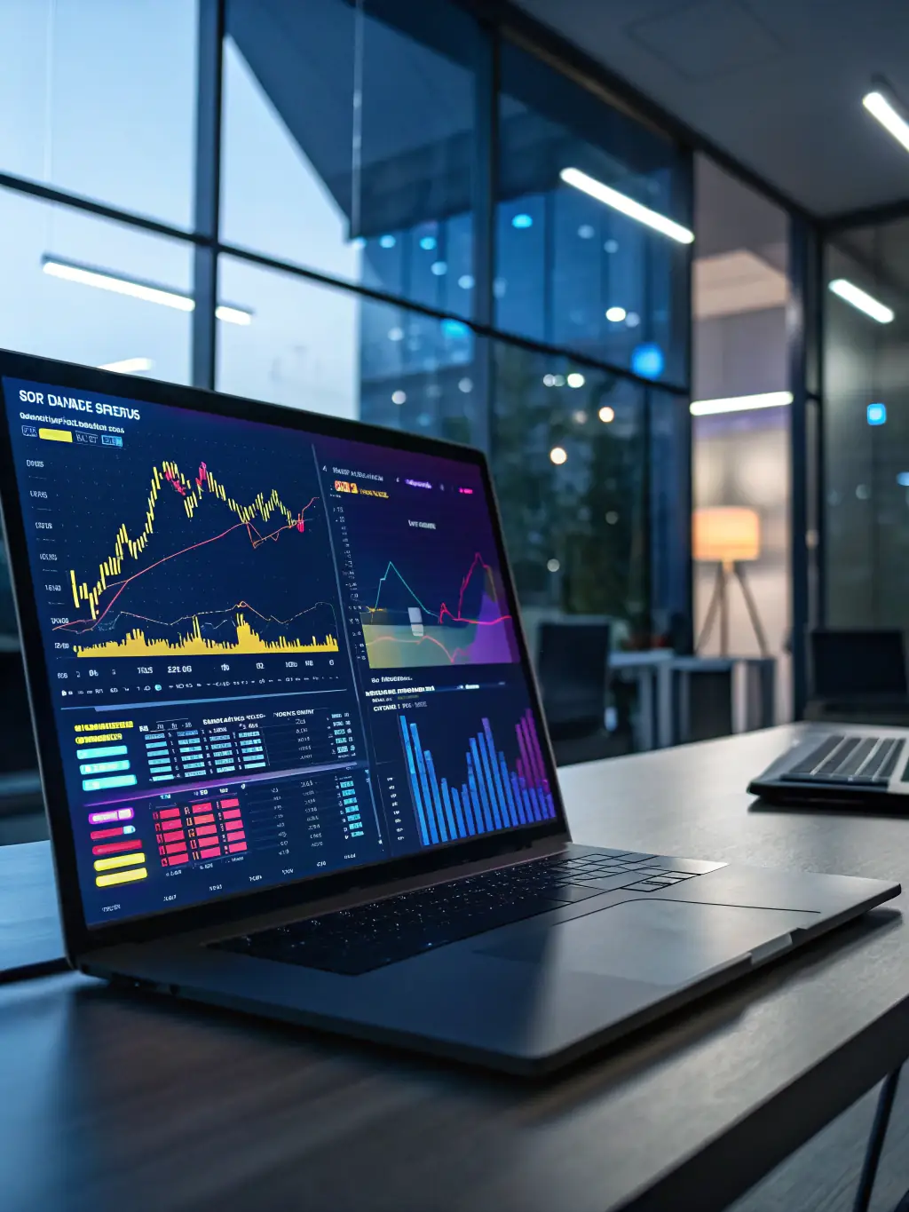 A risk management dashboard in MS Project, displaying potential risks, their impact, and mitigation strategies.