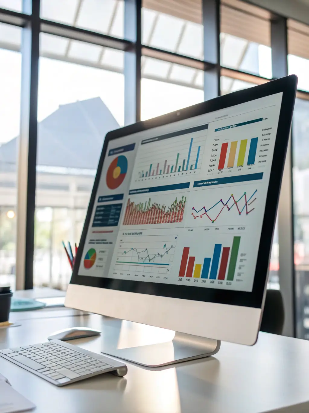 A dashboard displaying key project metrics and performance indicators generated from MS Project data, highlighting the software's reporting capabilities.