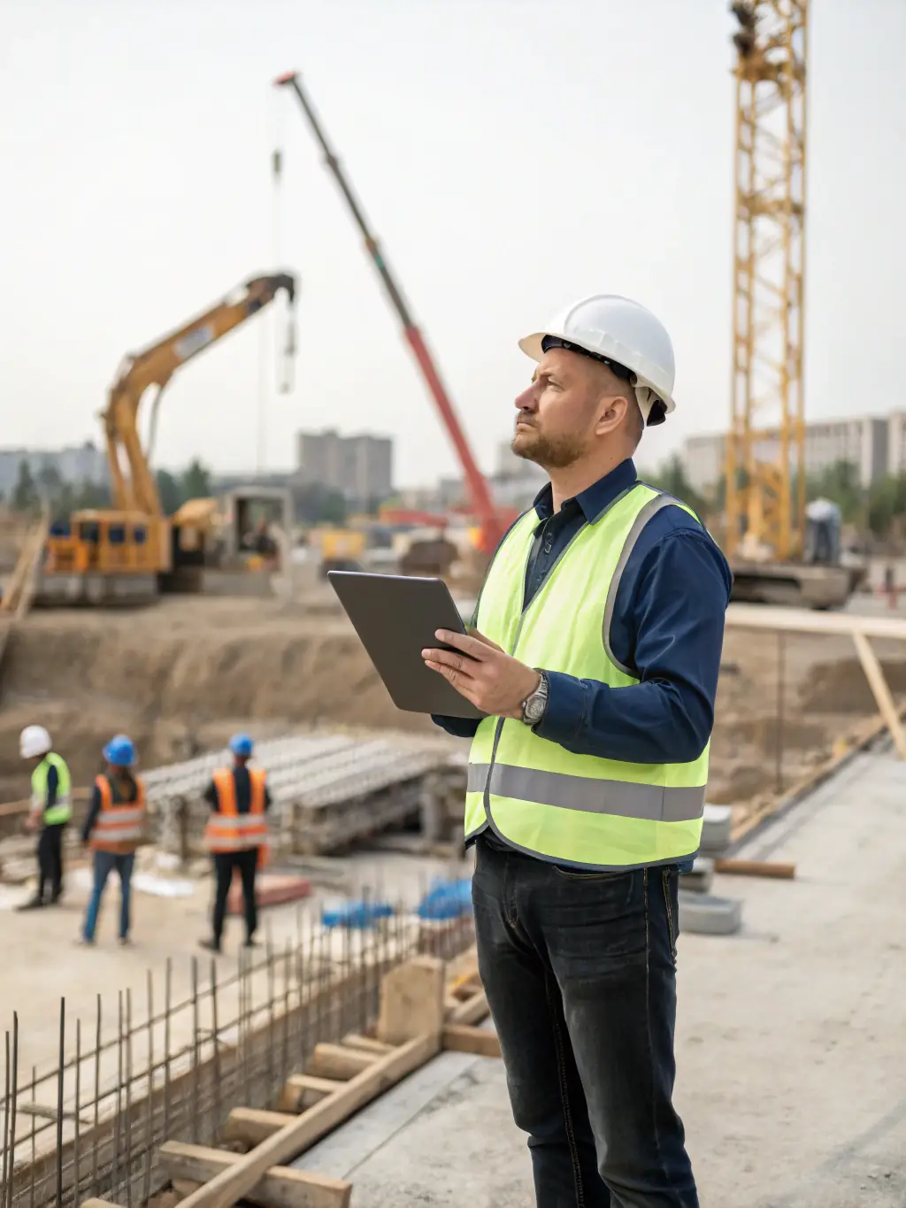 A construction project manager using Primavera P6 to schedule and track resources on a large-scale construction project, ensuring efficient resource allocation and project coordination.